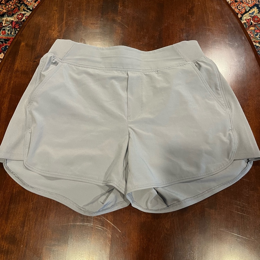 90 Degree By Reflex Powder Blue Athletic Shorts